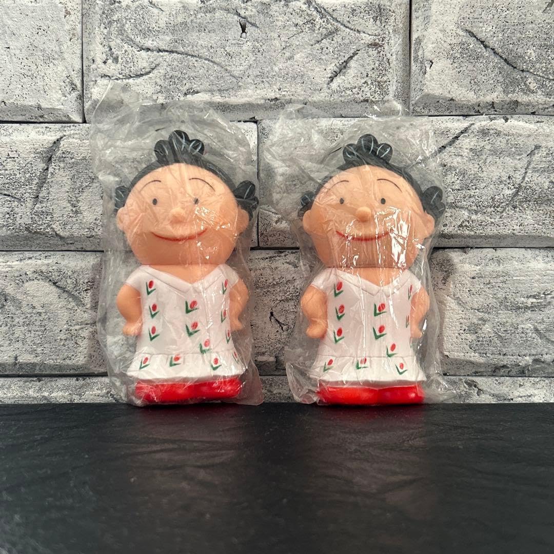 Amazon | サザエさん ソフビフィギュア貯金箱2体 | ソフビ人形 | おもちゃ