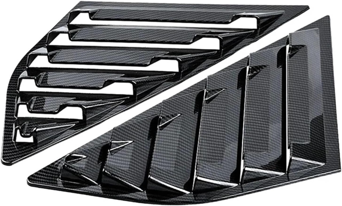 2 Pcs Rear Quarter Window Louvers Compatible with Ford Focus MK3 Hatchback 2012-2018 Accessories Car Tunning Panel Side Air Vent Cover