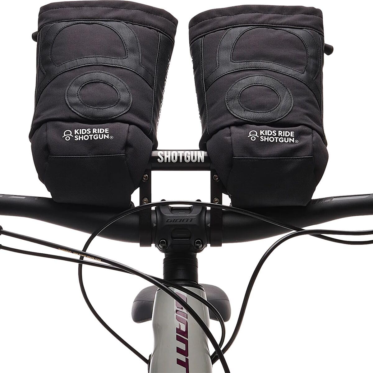 Kids Ride Shotgun Pogies Lenkerstulpen, Schwarz, KRS-APP-PGS-01