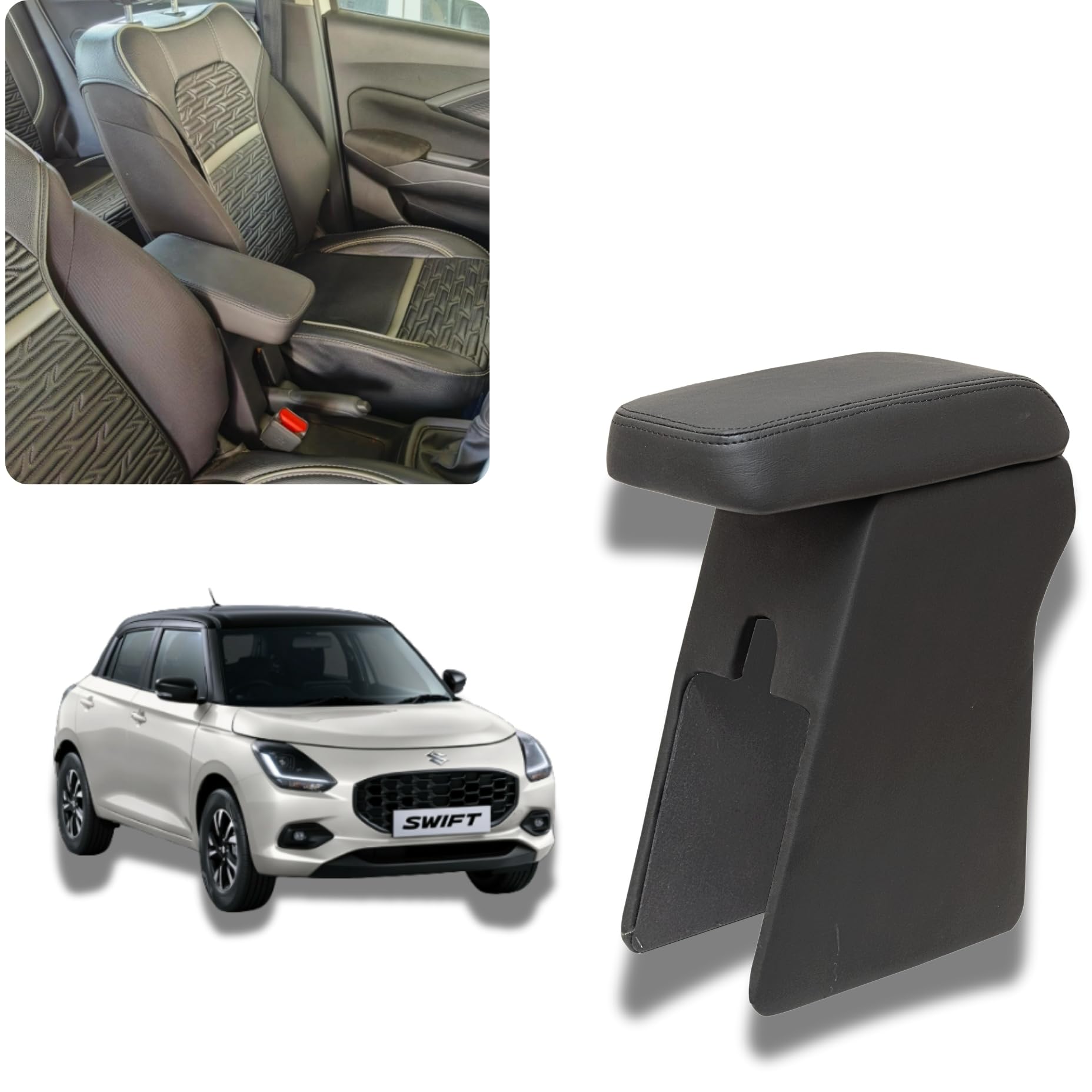 Pabla 2.0 High-End Car Center Armrest with Spacious Storage