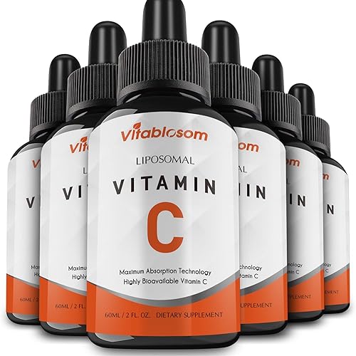 Líquido liposomal de vitamina C de 2000 mg para adultos, alta absorción VIT C, sistema inmunitario de mayor biodisponibilidad y apoyo antioxidante,