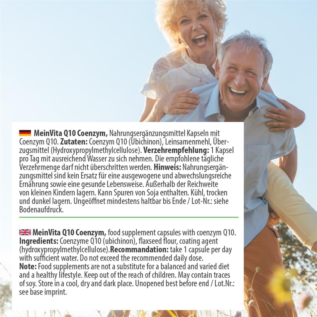 Coenzym Q10 300 mg Kapseln, 60 vegane Kapseln | glutenfrei, ohne Gelatine, aus Fermentation