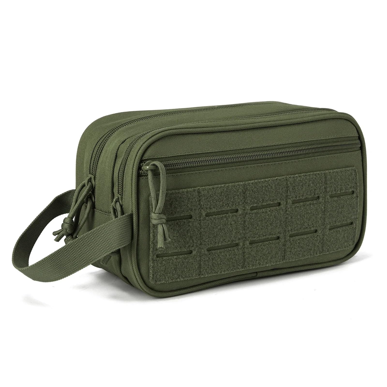 Neceser Bolsa de Aseo for Hombre, Bolsa de higiene, Bolsas de Herramientas, Kit de Afeitado for Hombre pequeño, Bolsa de Ducha de Viaje, Bolsas de Maquillaje para Hombre(Green)