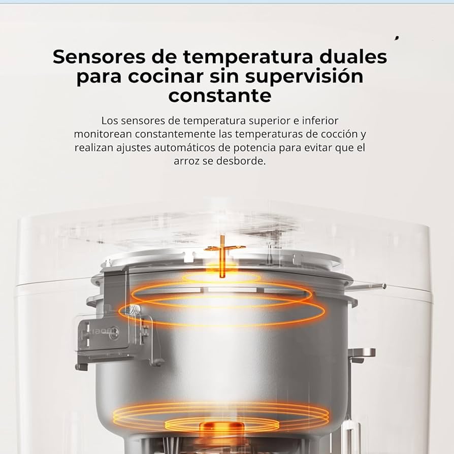 Xiaomi Smart Rice Cooker - Cuociriso Multifunzione Da 3L, Controllo App, Timer 24h, Colore Bianco