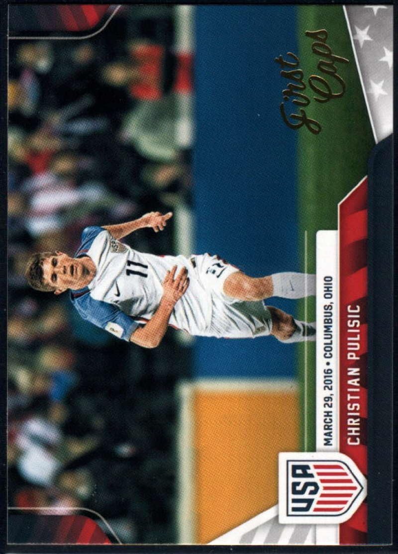 2016 Panini USA Soccer First Caps Soccer #9 Christian Pulisic Official Team USA Trading Card