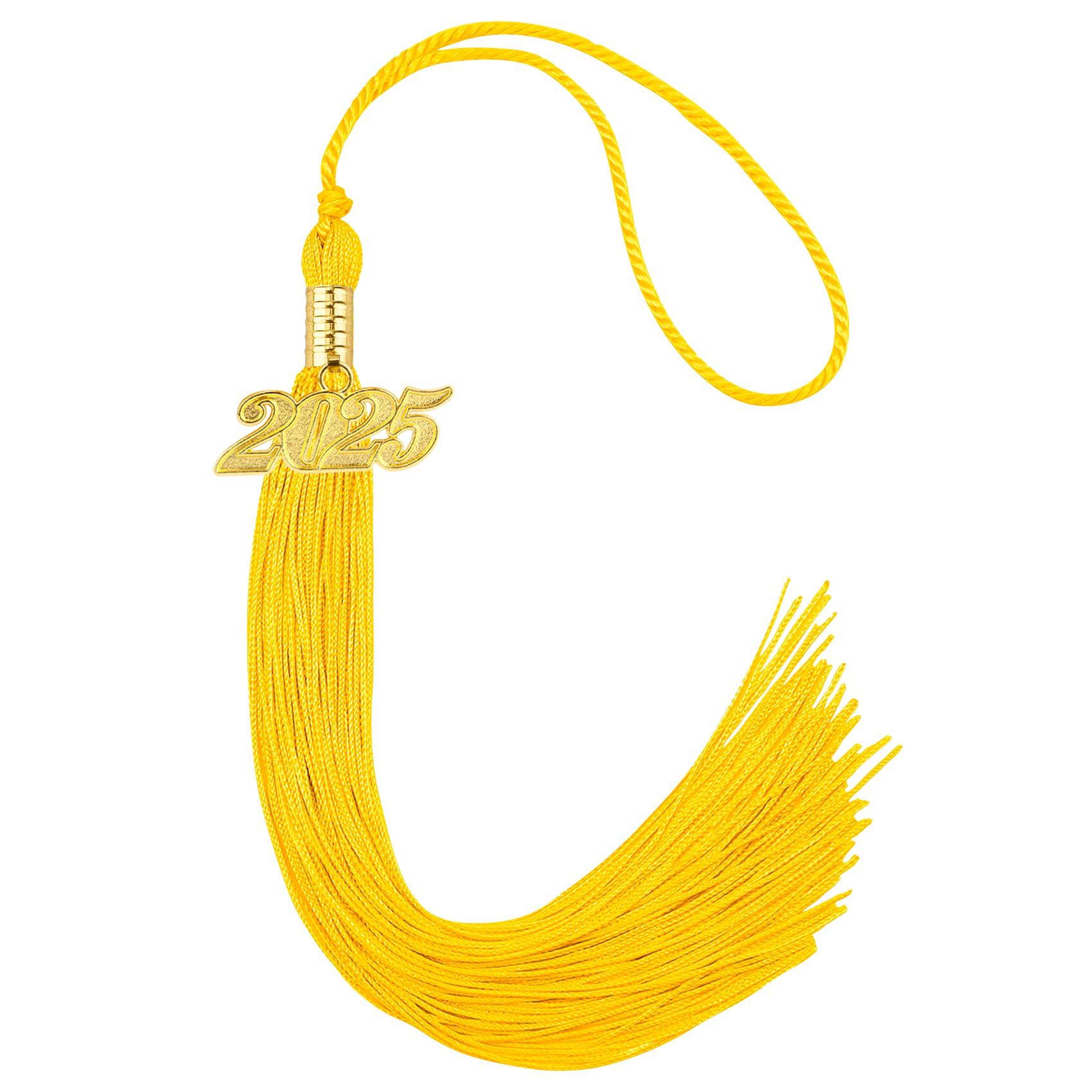 2025 Gold Graduation Tassel, Graduation Cap Tassel, Tassels for Graduation Cap 2025, 2025 Tassel with 2025 Year Gold Date Charms, Tassel Charms for Graduate Hat, Graduation Ceremonies Accessories