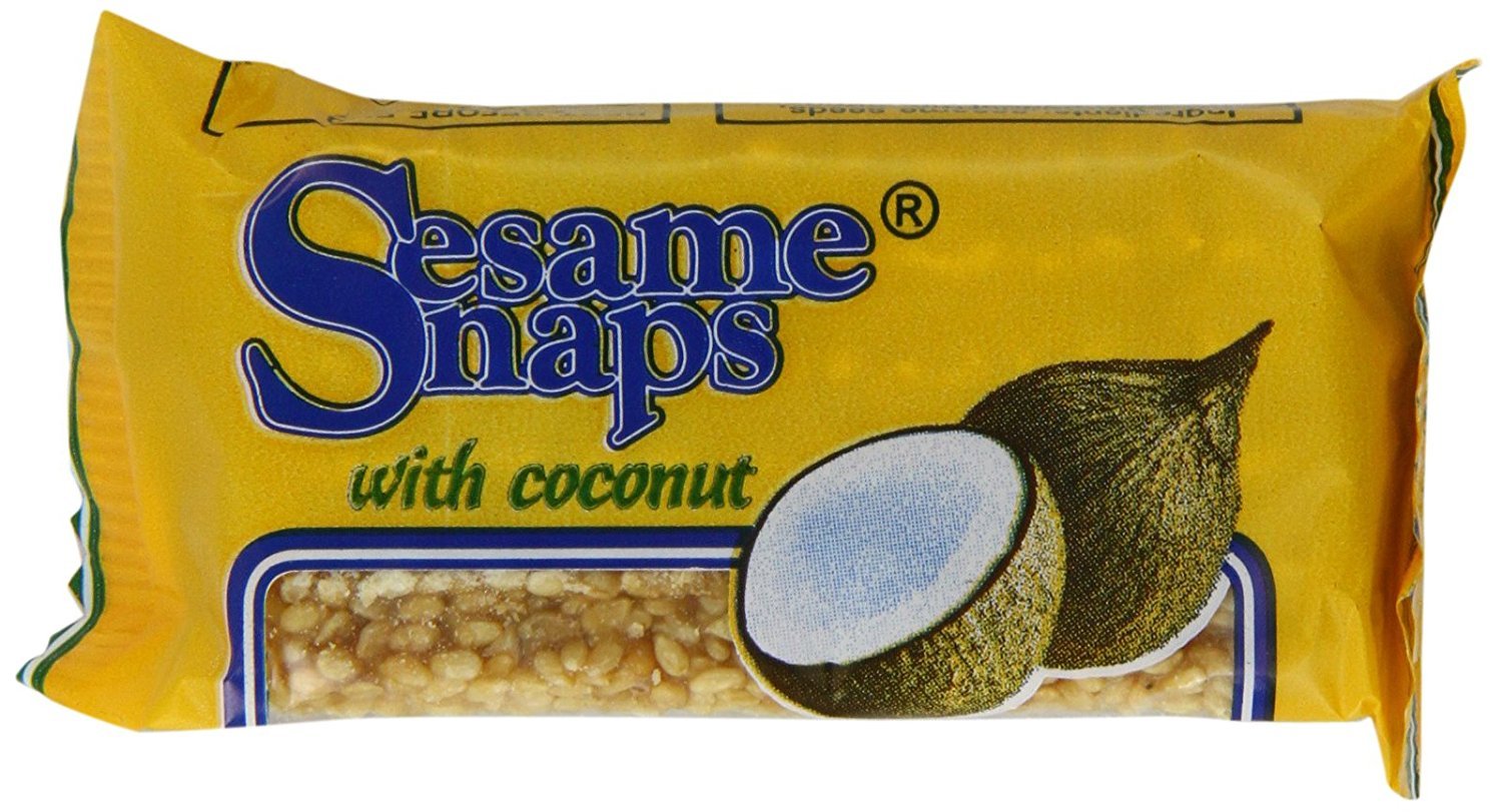 Sesame Snaps Coconut 30 g (Pack of 24)