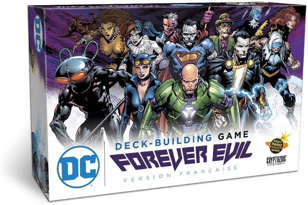 Don't Panic Games | DC Comics Deck-Building Game : Forever Evil (Stand Alone) | Jeu de société | À partir de 14 Ans | 2-5 Joueurs | 45 Minutes
