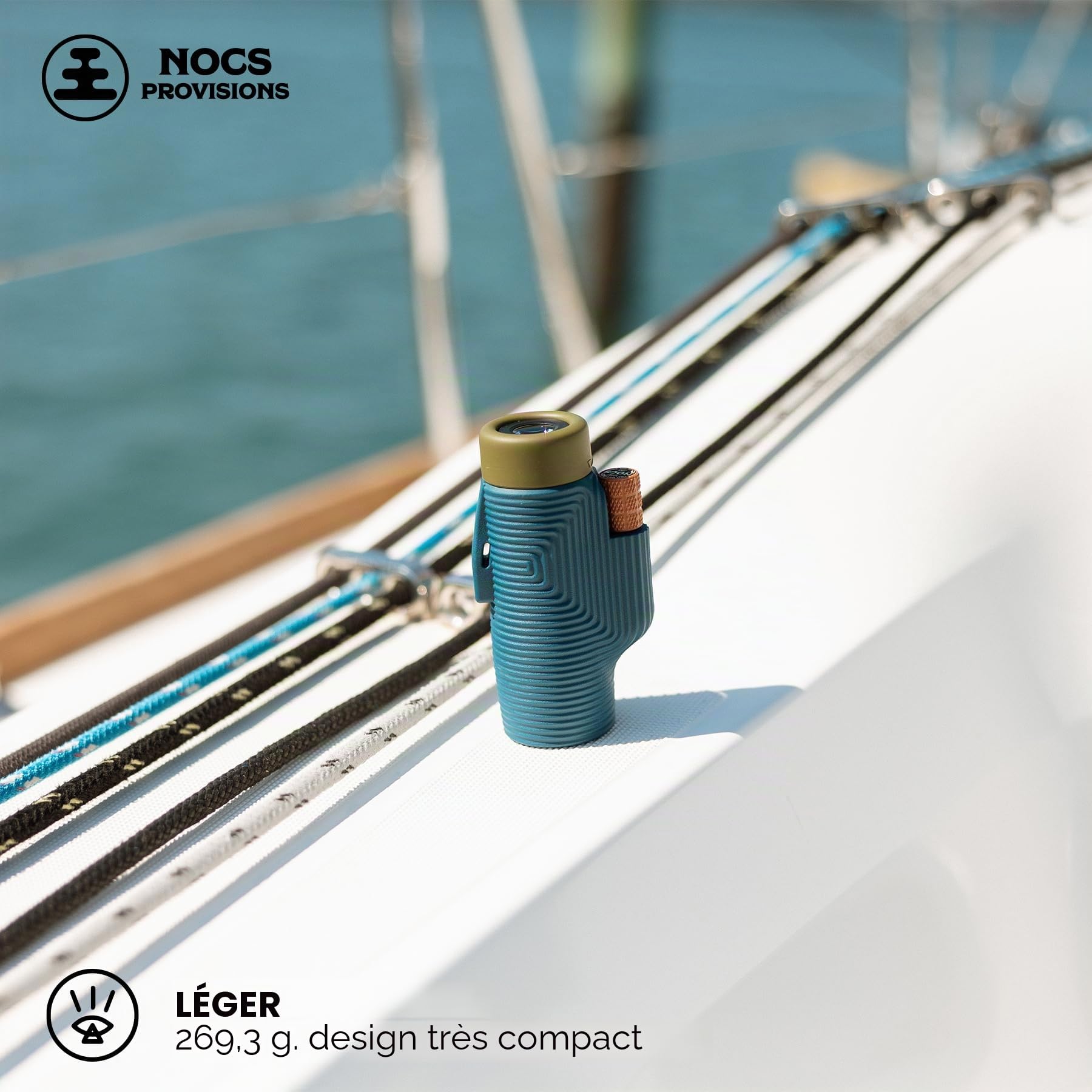 Nocs Provisions Télescope monoculaire Zoom Tube 8 x 32 | Léger, Compact, grossissement 8X, Large Champ de Vision pour l'observation des Oiseaux, la Chasse, la randonnée et d'autres activités de Plein