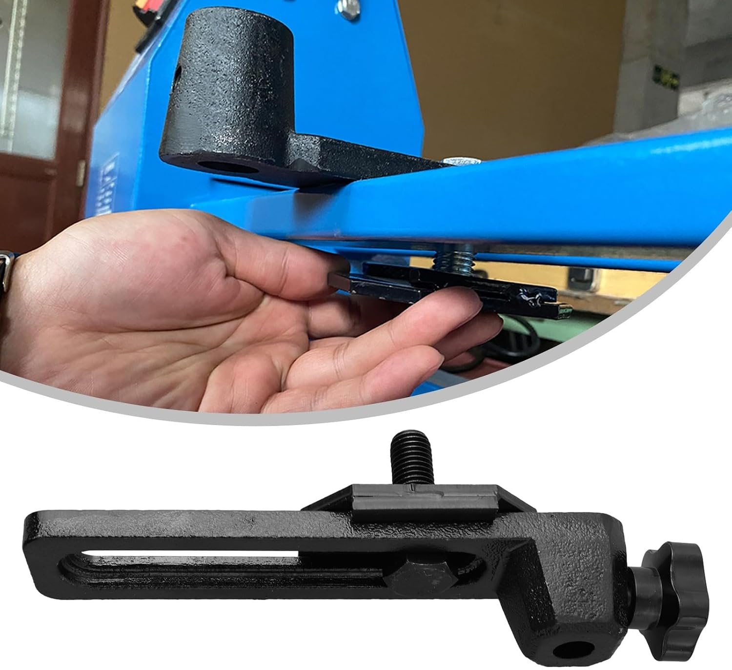Cast Iron Tool Rest Base for Lathe, 16/20/25.4mm Woodworking Lathe Accessory, Compatible with Small and for Midi Lathes, DIY Wood Turning Tool Holder Mount（16mm）