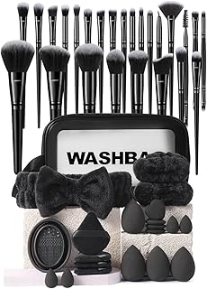 Juego de 46 brochas de maquillaje, juego de h...