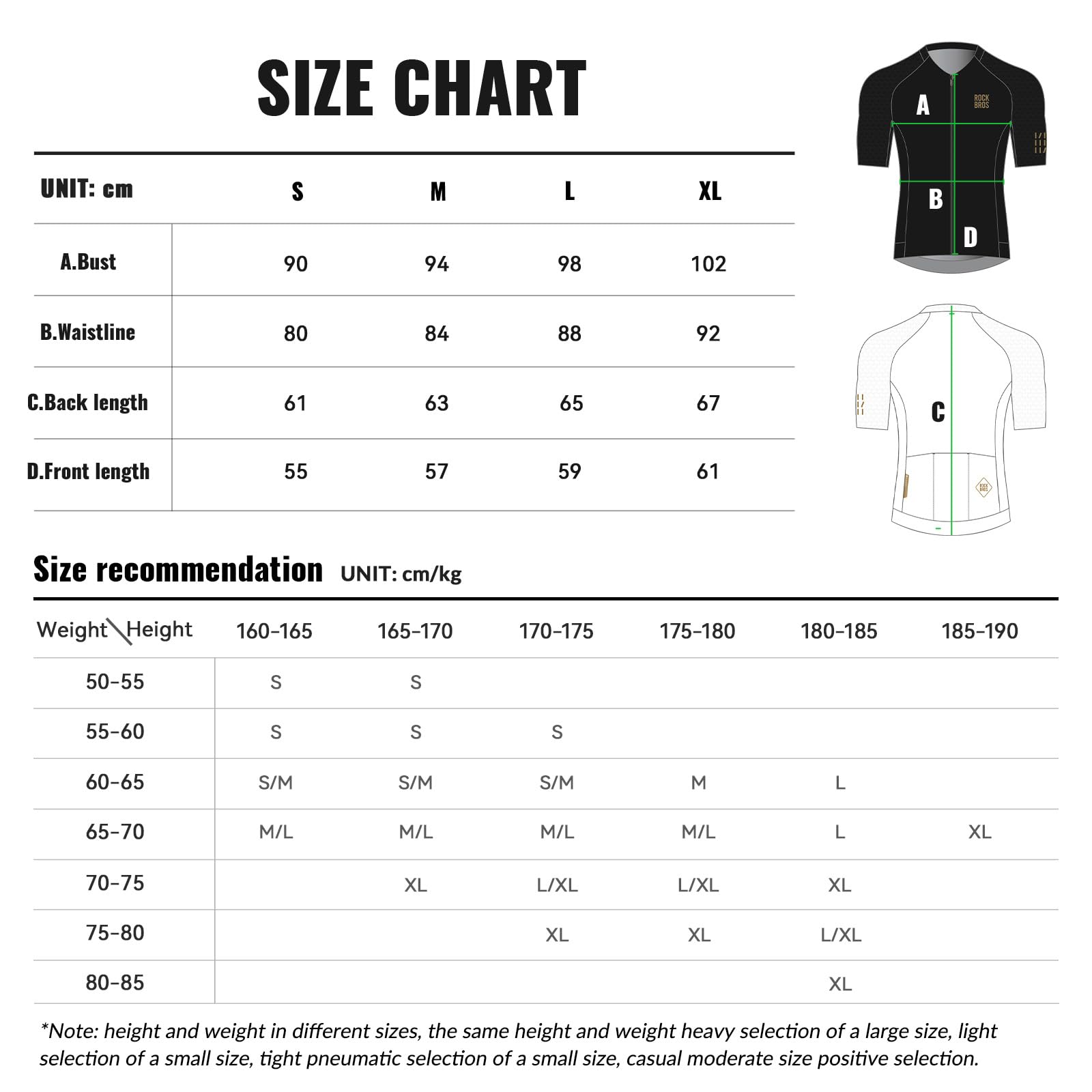 ROCKBROS Maglia Ciclismo Uomo Estiva, Magliette da Ciclismo con Maniche Corte, Traspirante e Asciugatura Rapida, Abbigliamento per MTB Mountain Bike Bicicletta Bici da Strada