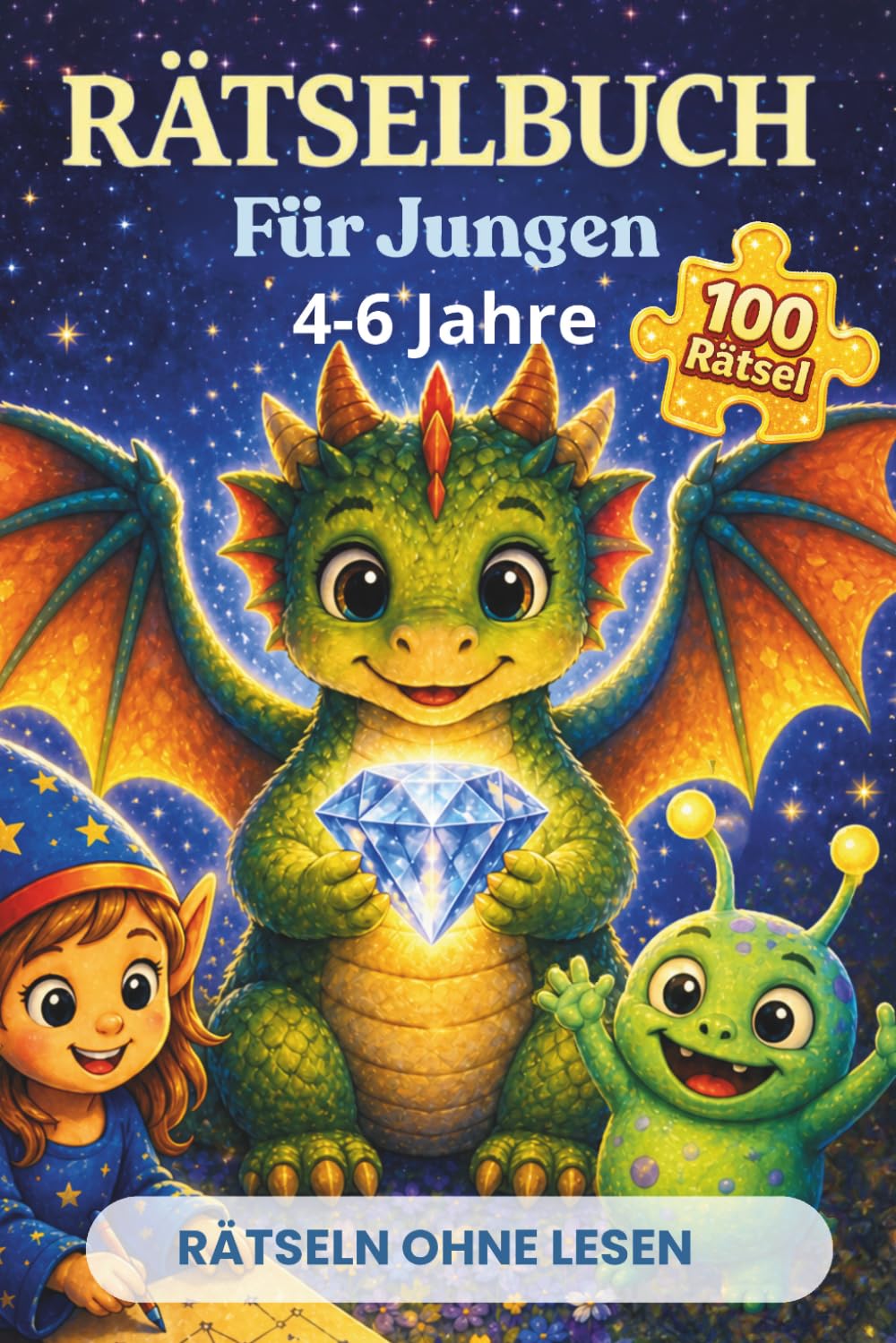 Rätselbuch für Jungen 4–6 Jahre. Rätseln ohne lesen: Rätselheft für unterwegs für Kinder im Kindergarten, in der Vorschule und in der 1. Klasse. ... – Rätselspaß für die Ferien und unterwegs)