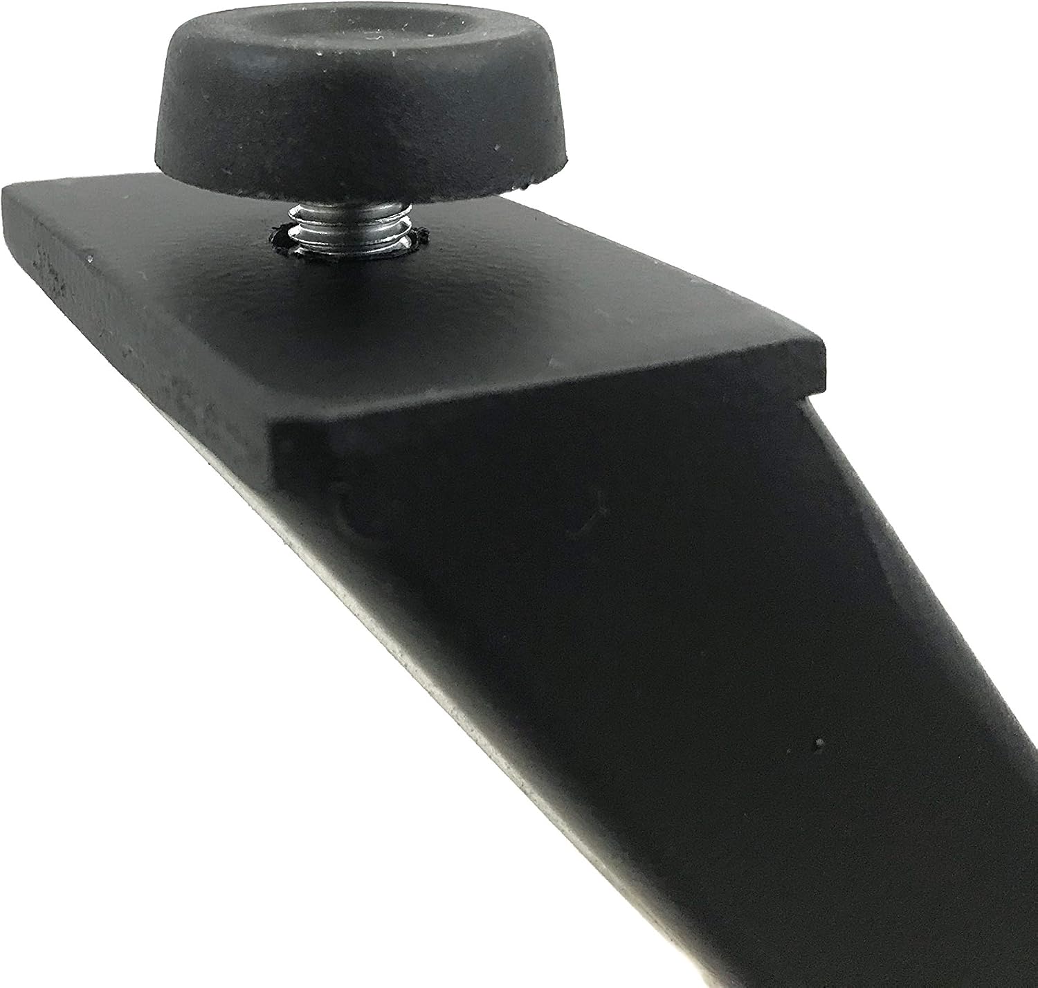 Black Friday - 80% OFF Set of 2 Modern Industrial X Table Legs, Self Leveling, Heavy Duty Kitchen, Dining and Bench Legs, Powder Coated Flat Black (19Hx17W Table Leg Set)