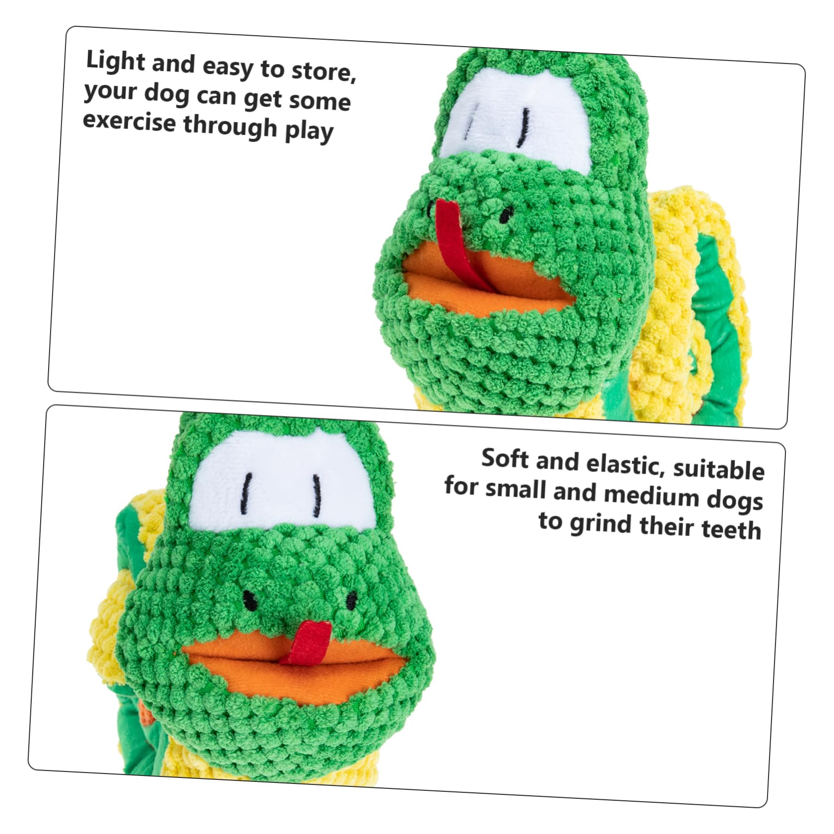 SUPVOX 3pezzi Giocattolo Snuffle Snake Per Cani e Gatti Gioco Interattivo Per Nascondere Cibo Stimola La Curiosità e Riduce Lo Stress Accessorio Per Addestramento e Divertimento Per