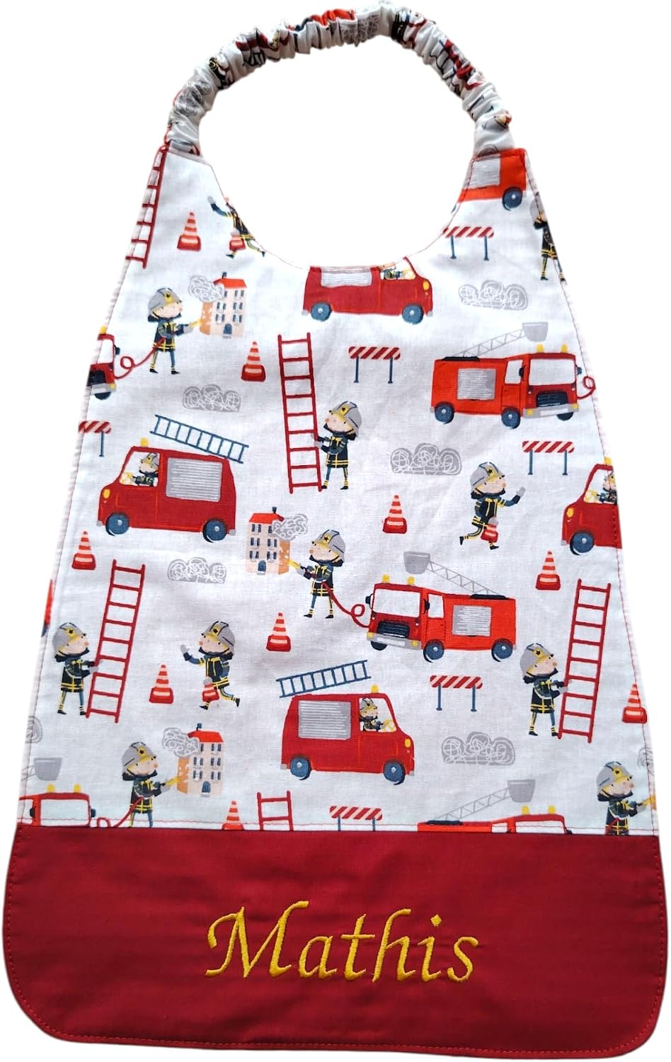Générique Serviette cantine, serviette maternelle, grand bavoir, serviette personnalisable
