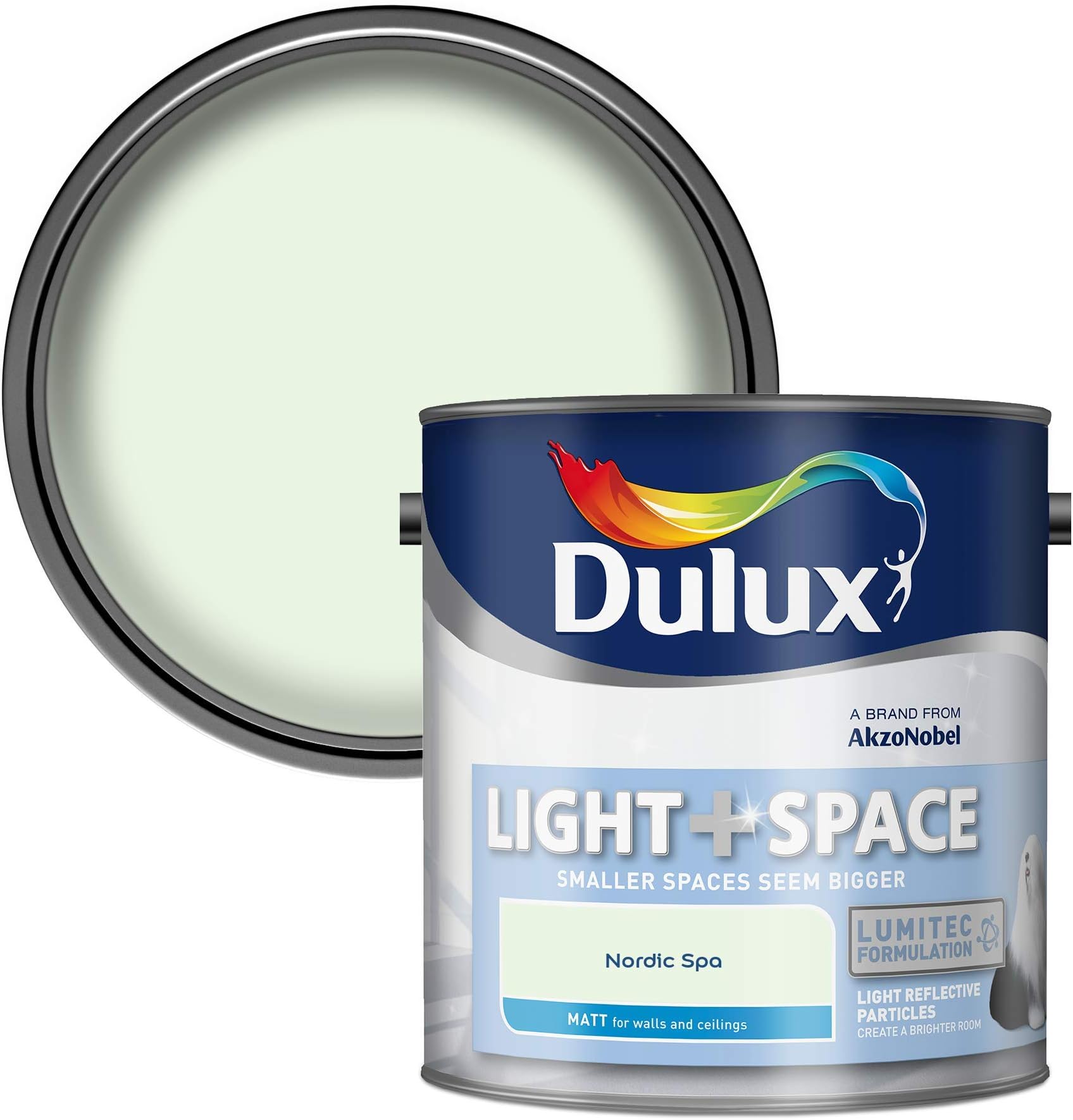 Dulux 500004 Light & Space Matt Emulsion Paint For Walls And Ceilings