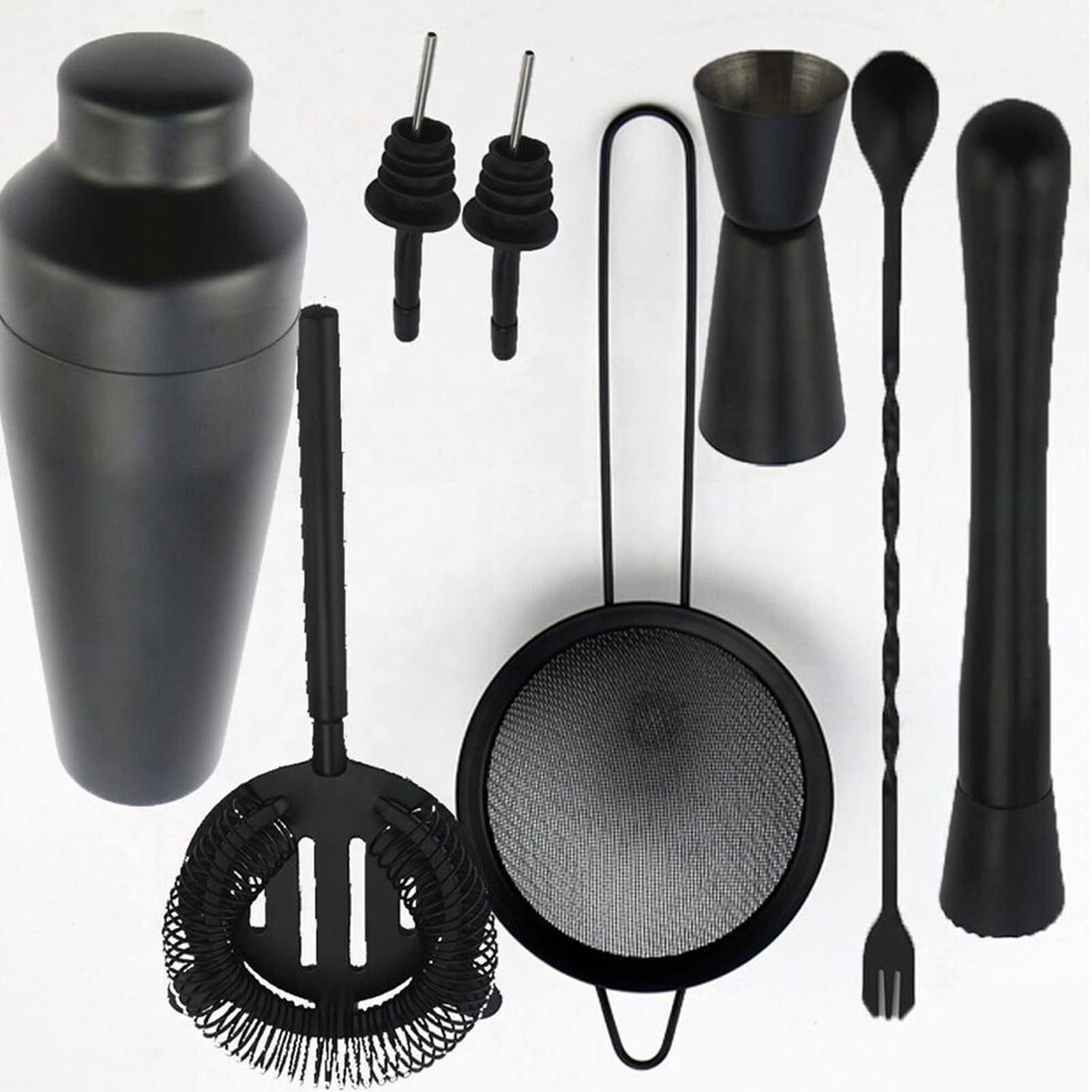 Kit à Shaker à Cocktails Acier Inoxydable Outil Pratique Ergonomique