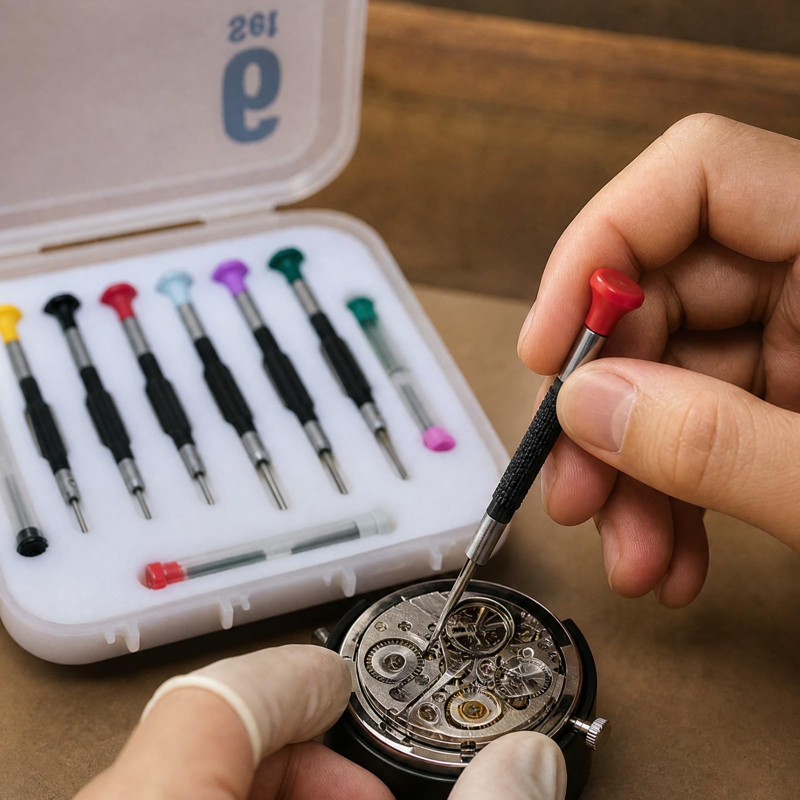 Colcolo Set di Cacciaviti di Precisione Compatto Set Cacciaviti con Custodia Plastica Professionale Strumenti per Hobbisti