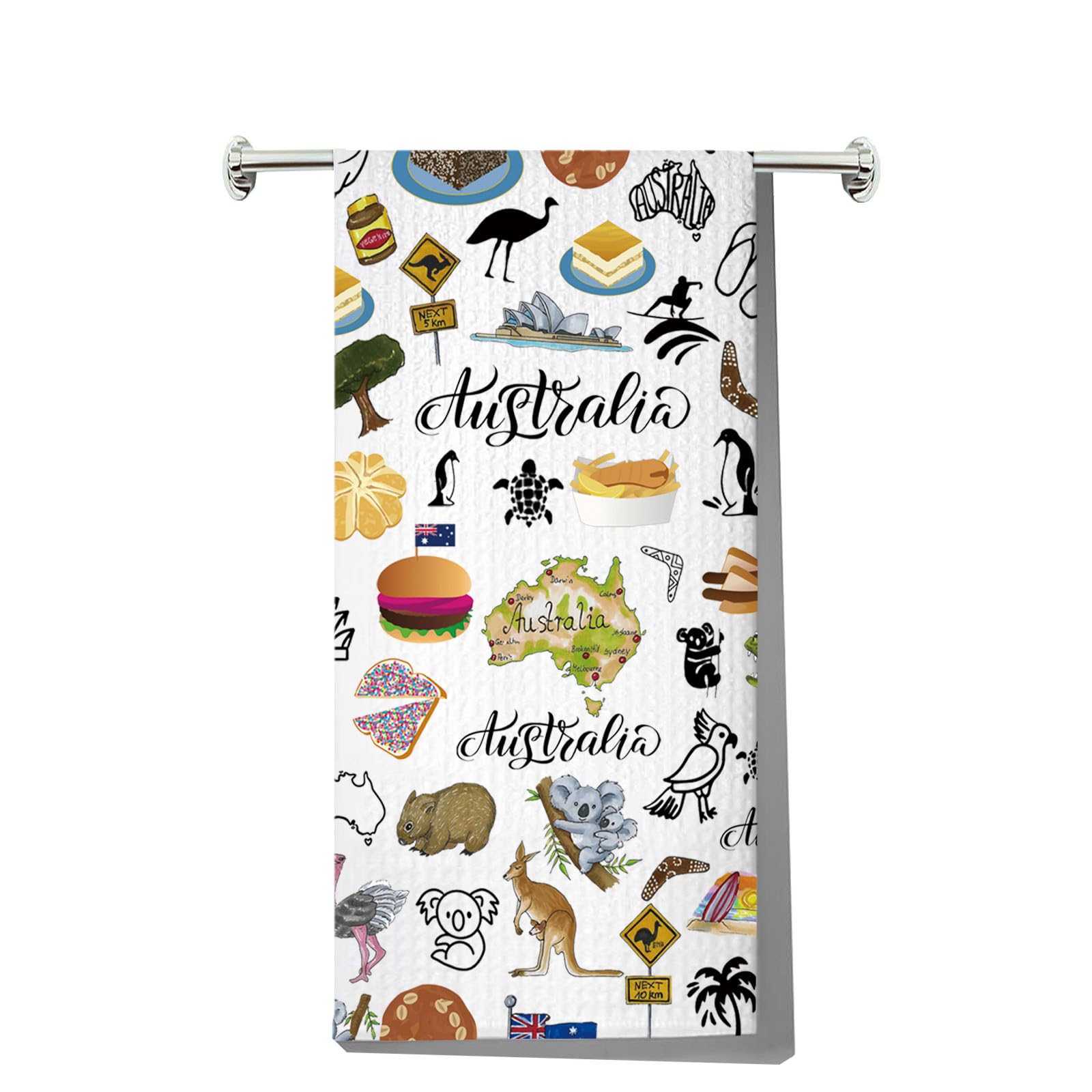 Serviette de cuisine australienne MYSOMY haute absorption