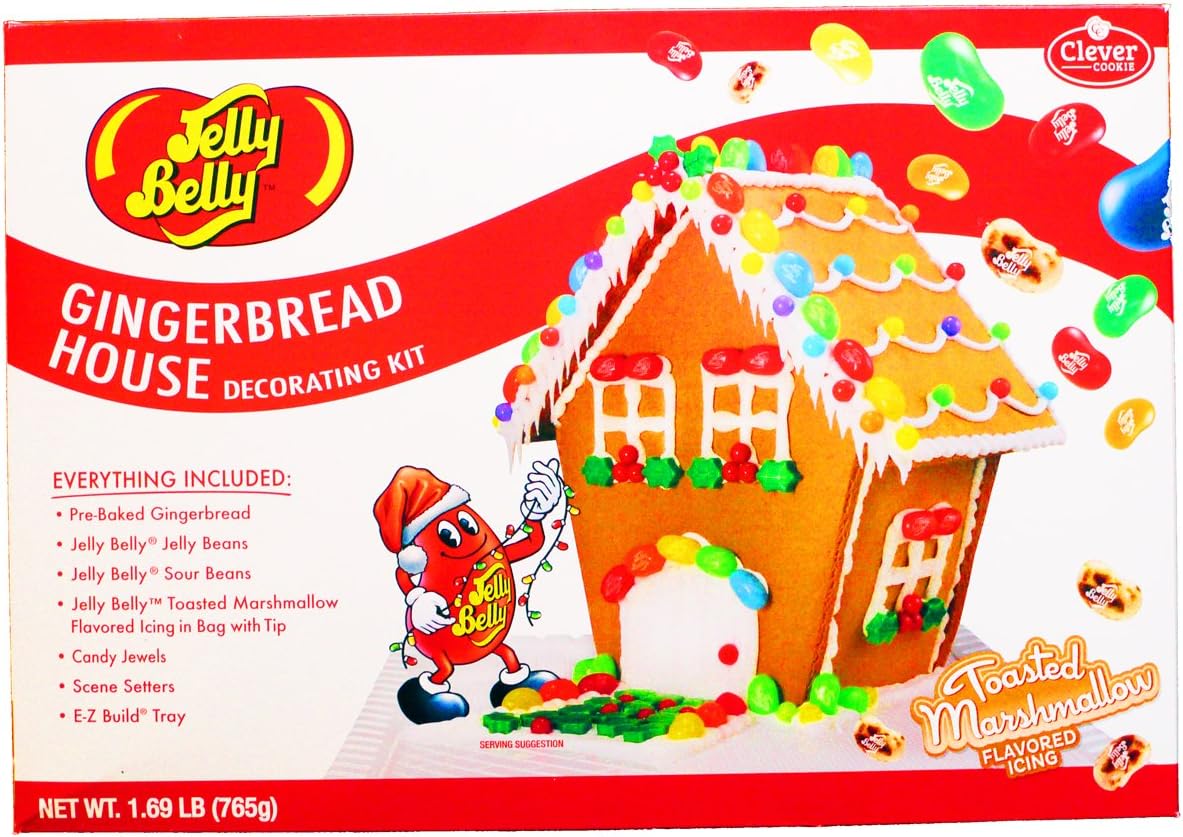 Jelly Belly Gingerbread House Decorating Kit