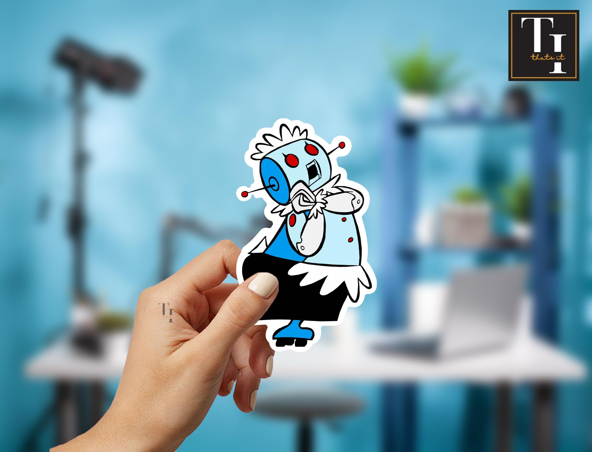 Amazon.com - THATS IT – Rosie Jetsons Stickers – Vinyl Bumper