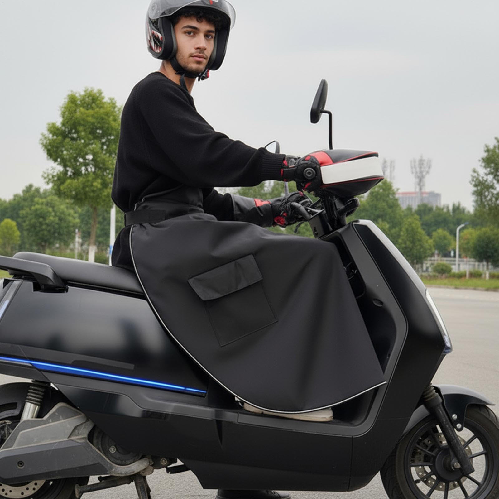 Protector para Scooter Manta para Piernas de Scooter Impermeable Antiviento