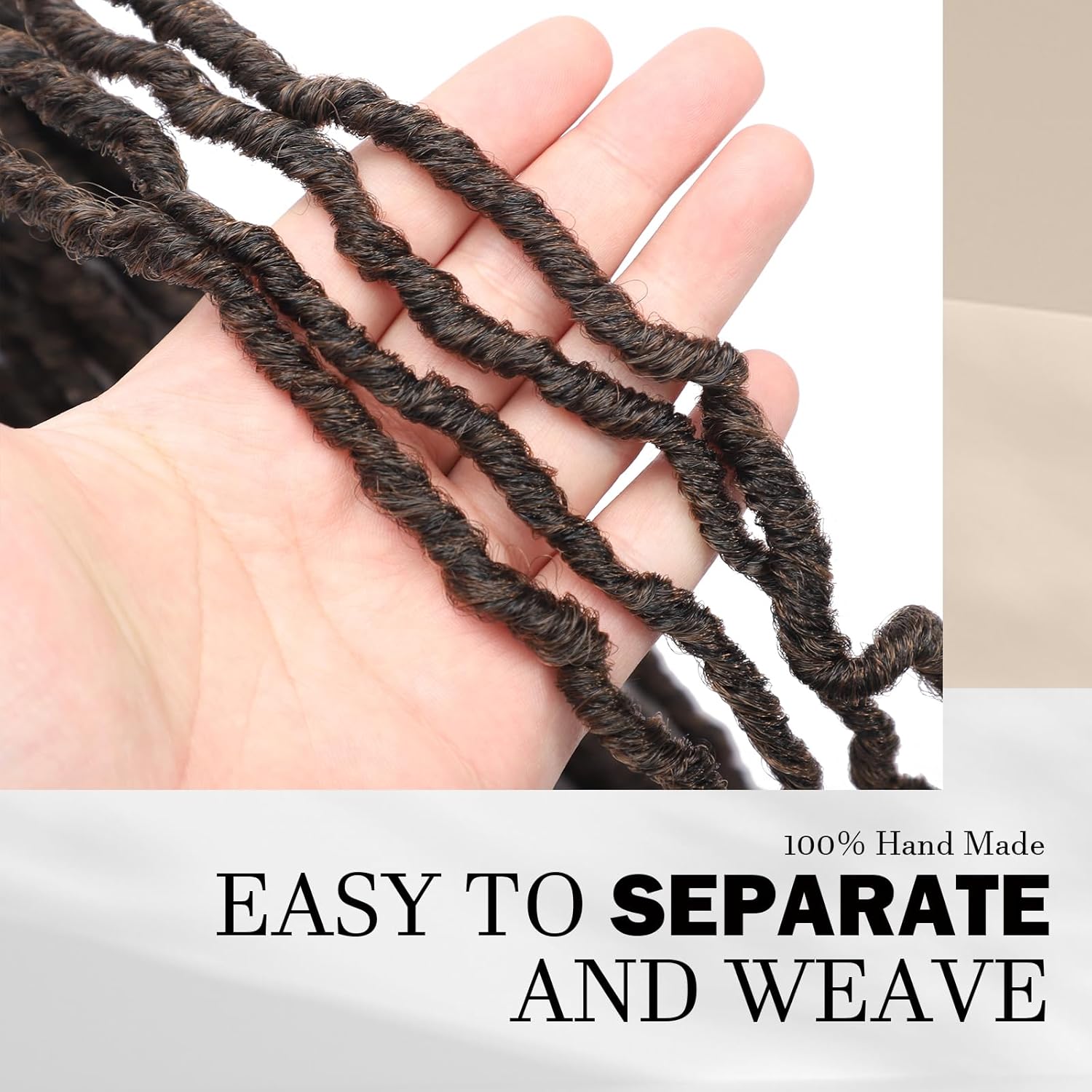 30 Inch Soft Locs Crochet Hair 7 Packs Pre Looped Faux Locs Butterfly Locs Long Goddess Style Synthetic Extensions For Black Women （T/30#）