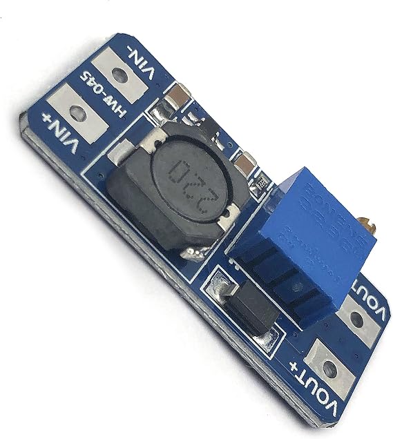 FainWan 5pcs MT3608 DC-DC Step Up Power Apply Module Booster 2A Power Module Compatible with Ar-duino