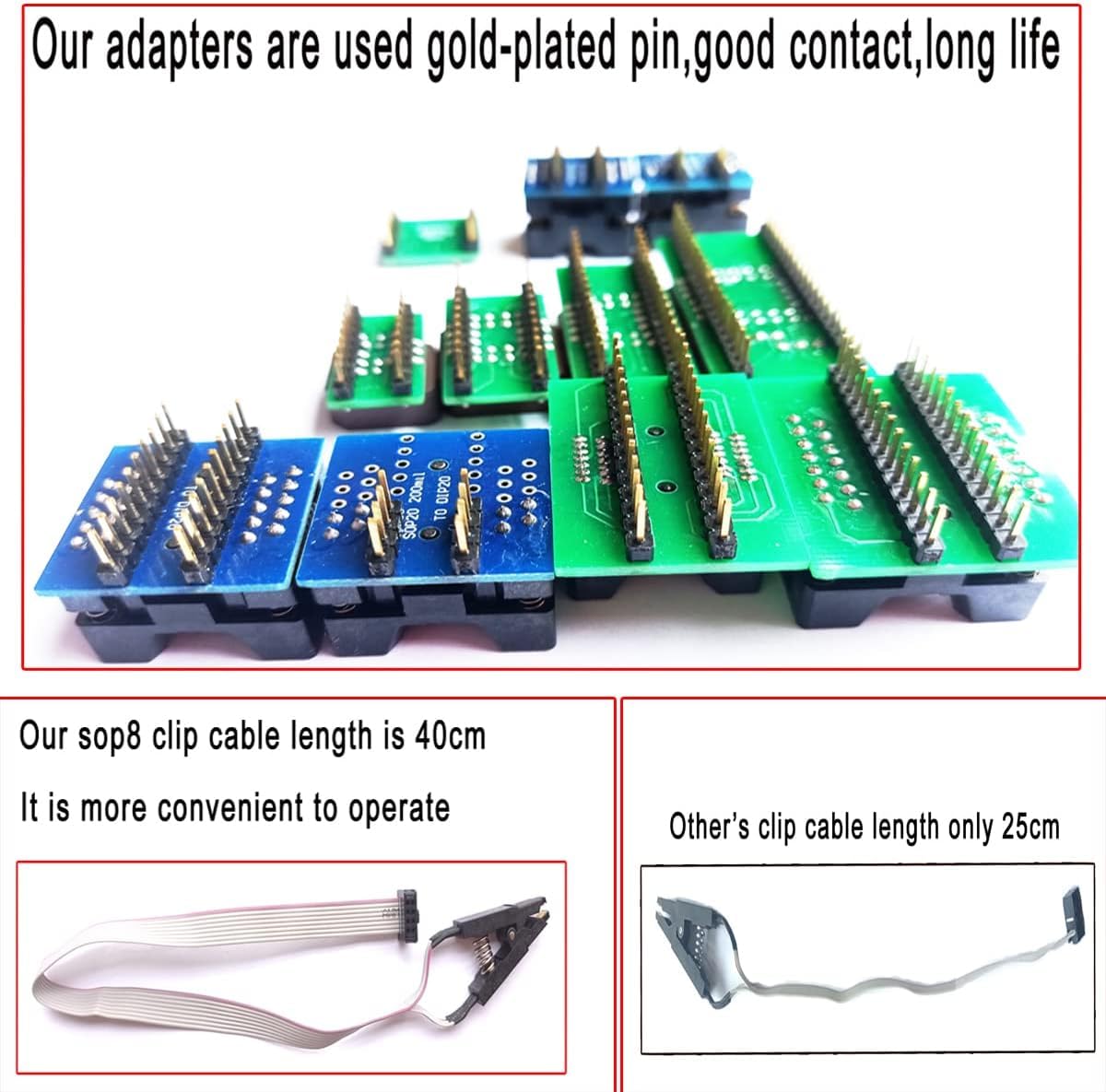 T76 Programmer 15 Adapters Compatible with XGecu T56 T48 TL866II Replacement Support Eprom ISP IC Chip SOP PIC NAND Flash EMMC QFN QFP GAL CPLD VGA BGA Socket
