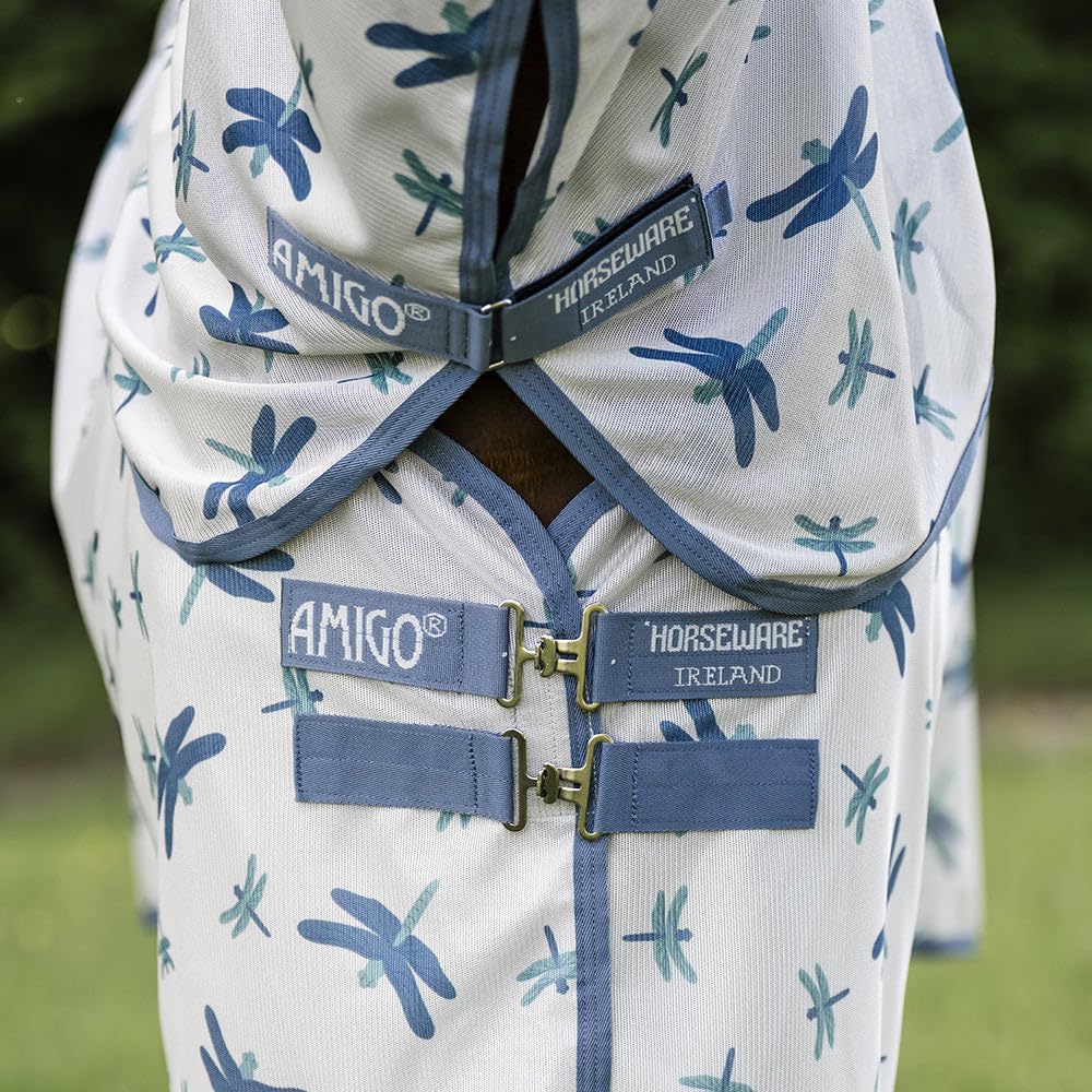 Horseware Ireland Dragonfly Amigo Bug Rug Plus with Removable Neck Cover Dragonfly 84