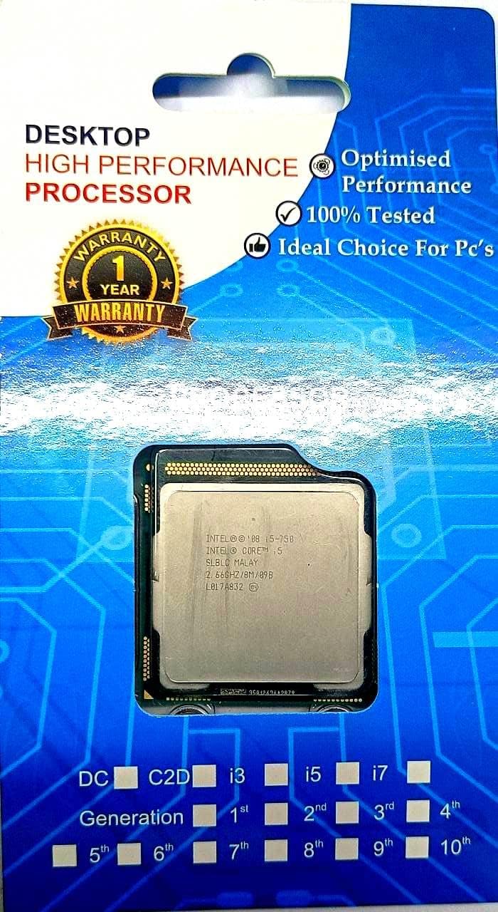 Core i5 1st gen 750 2.66GHz 8MB 2.66 GHz 8M LGA 1156 Socket Desktop Processor only Supported with Graphics Card (B0CSYZB8PN) Amazon Price History, Amazon Price Tracker