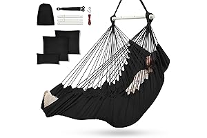 Hanging Chair Hammock Swing for Adults - Relaxing Swing with Cushions for...