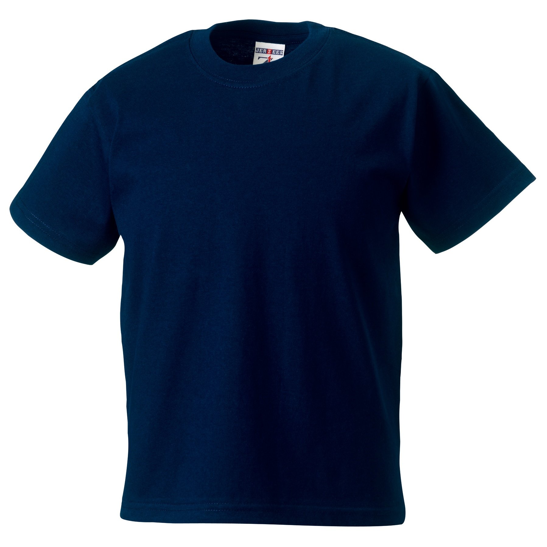 Jerzees Schoolgear Childrens Classic Plain T-Shirt (7-8) (French Navy)