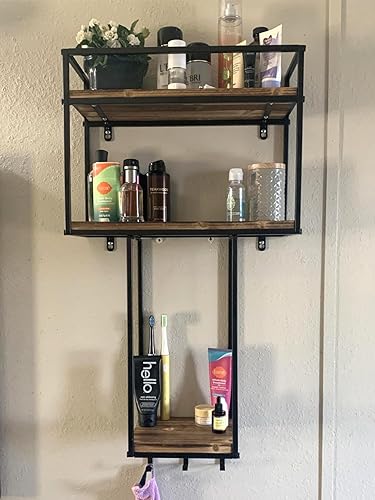 Miniatura 6 de YOHSNOR Wall Mounted Towel Rack - 3 Hooks, Large Capacity, and Versatile - Ideal for Small Bathrooms, Hotels, and Spas - Perfect Towel Storage