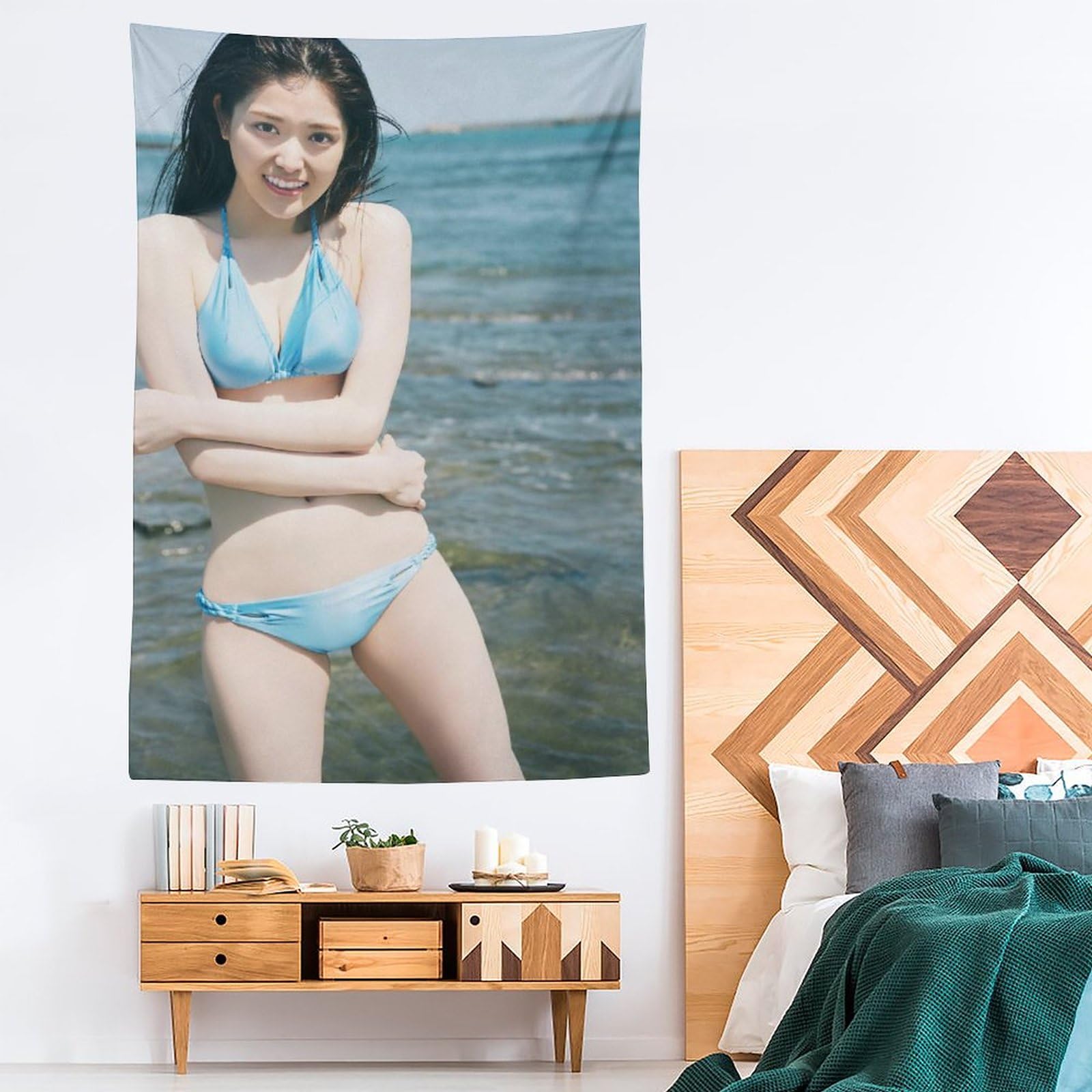 Amazon.co.jp: 松村沙友理(乃木坂46)グラビア水着画像タペストリー