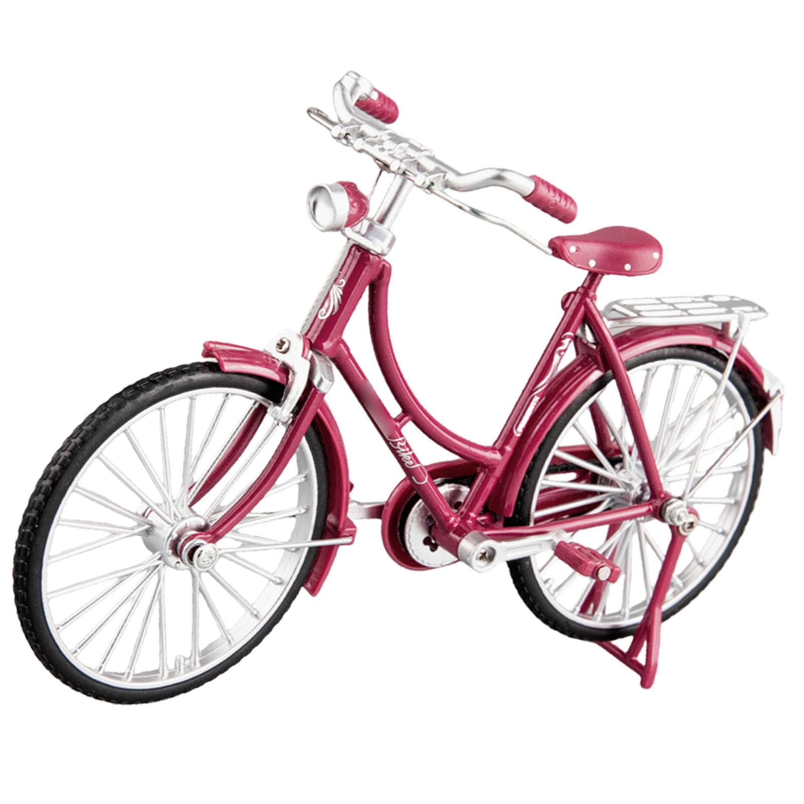 KAQNTUD Nostalgic Bicycle Model Collectible Miniature Bicycle for Home Decorations Living Room or Bedroom Desktop Figure Alloys Bicycle Model