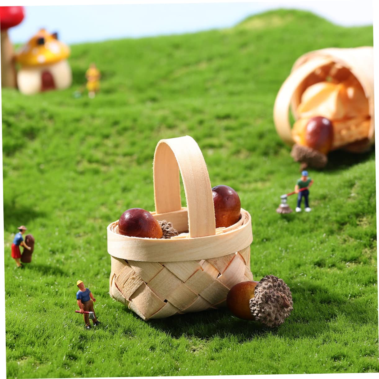 Yardwe 45piezas Cestas De Dulces Tejidas Mano De Canastas Para Decoración De Bodas y Para Empacar Golosinas Fiestas y Celebraciones