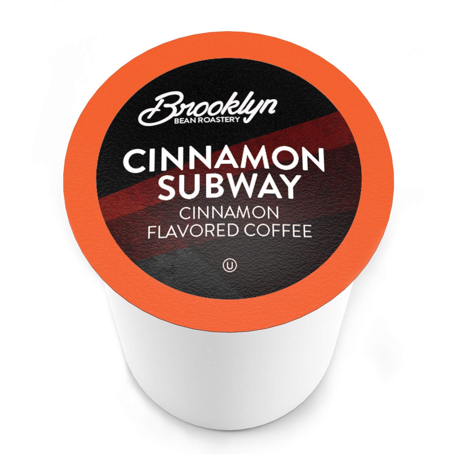 Brooklyn Beans Cinnamon Subway Gourmet Coffee Pods - Compatible with Keurig K Cup Brewers Including 2.0 Machines, 40 Count, Spicy Cinnamon Flavored