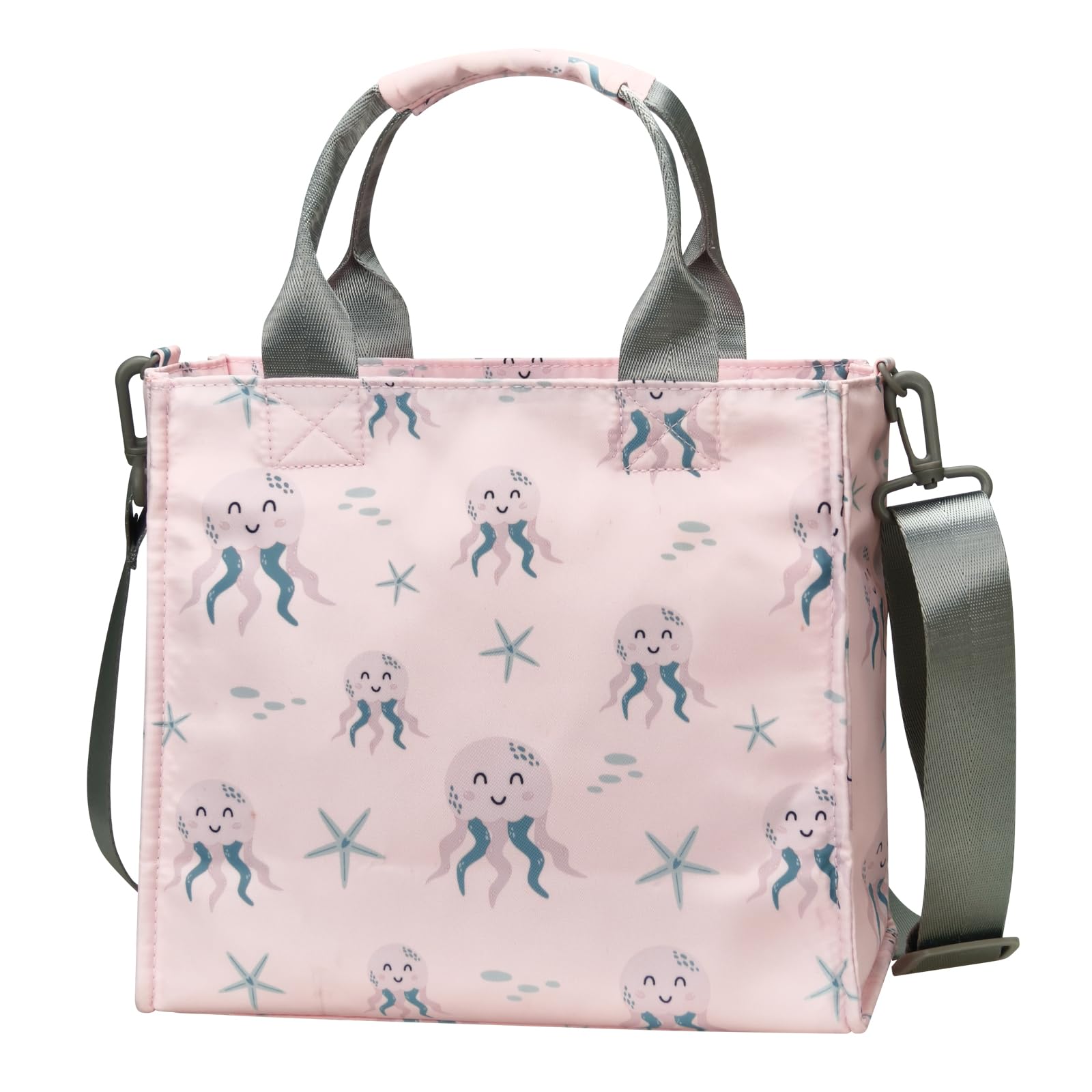 pheben Small Diaper Bags Waterproof Travel Tote Mini Diaper Bag Multi-Function Small Diaper Bag Crossbody Bag(Pink Octopus), Pink Octopus, Small-picture-29