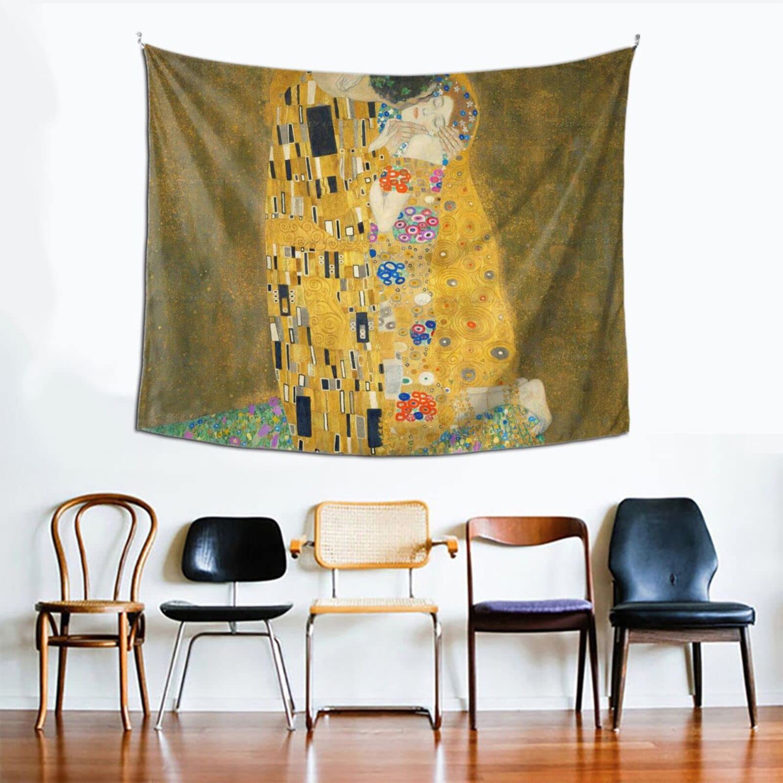 Amazon.co.jp: グスタフ・クリムト 接吻 1907-1908年柄 人気