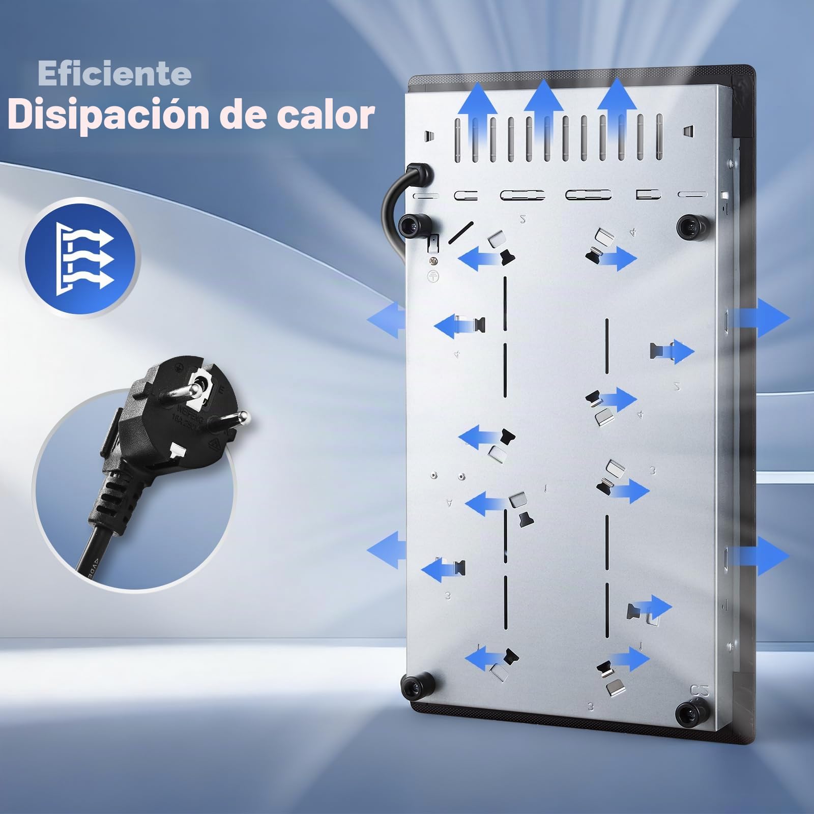 TopStrong - Placa vitrocerámica de 2 fuegos, placa de cocción eléctrica, empotrable 30 cm con control táctil, 3000 W, temporizador 99 min, bloqueo infantil