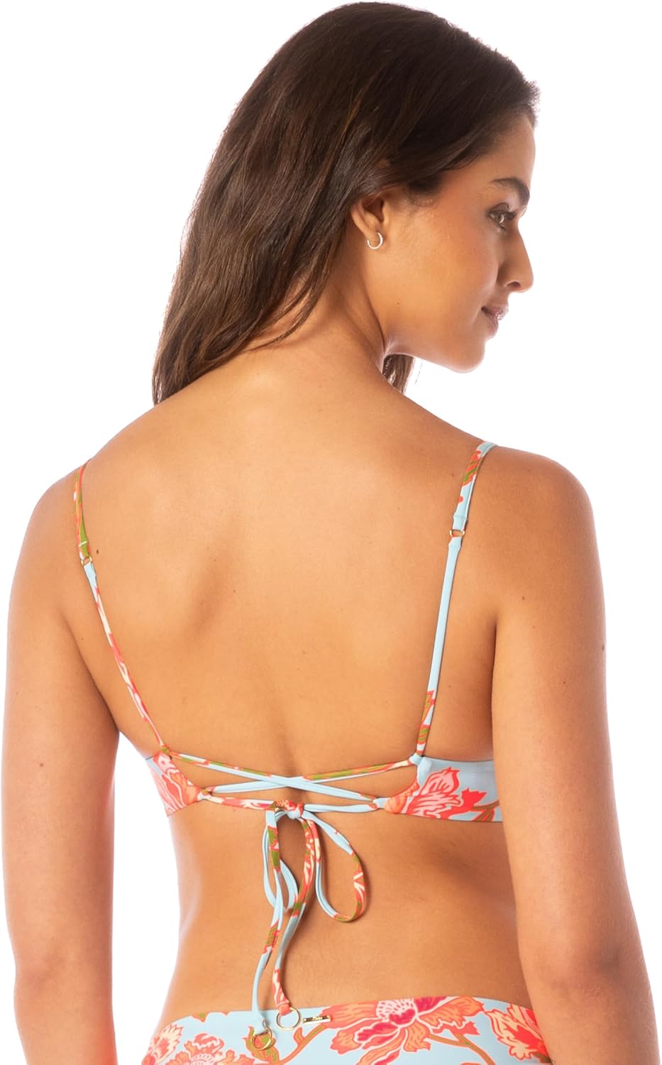 Maaji 5314 Long Line Triangle Top Women Swimwear Blue - Image 4