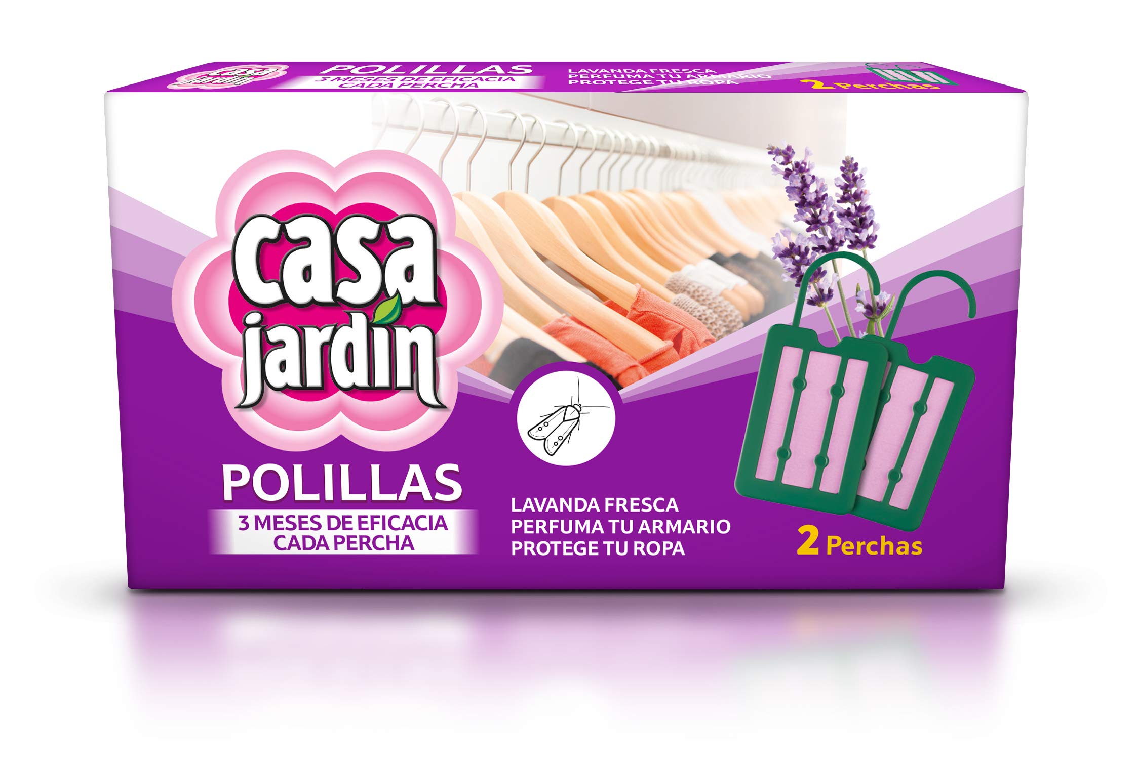 Home Garden – Moth – 1 Holder with 2 Plates of Cellulose – [Pack of 12]