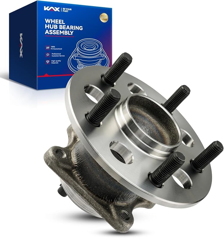 Cubo de roda traseiro esquerdo KAX 512454 com rolamento para Toyota Camry 2012–2017 – 1 unidade