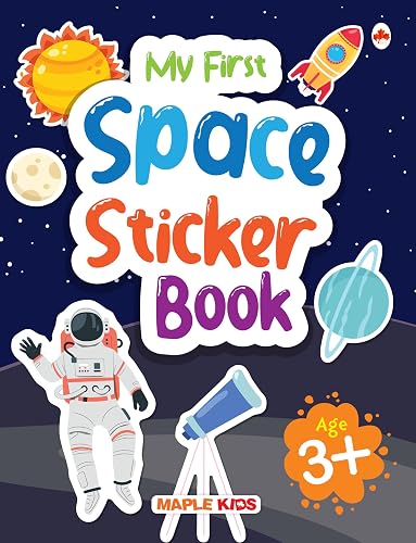 My First Sticker Book - Space - Activity Book for Kids with 45+ Stickers - Stickers for Children - Age 3+ Years