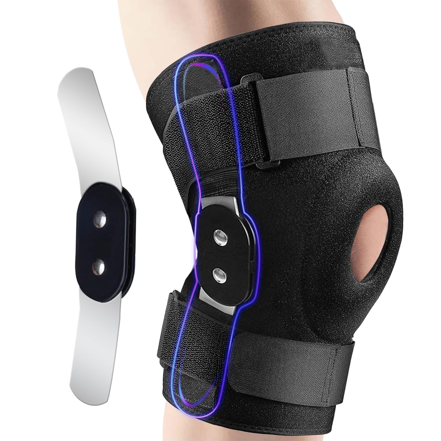 Tutore Per Ginocchio, Supporto Per Maniche A Compressione Per Dolori - Foto 8