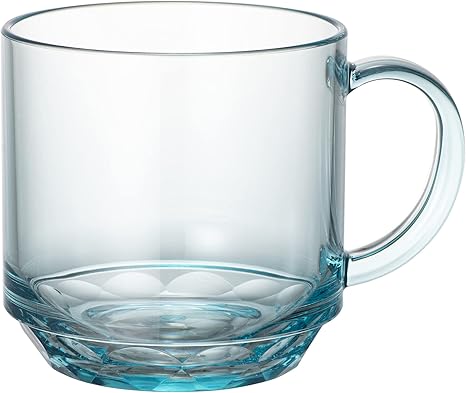 Amazon Co Jp マグカップ コップ コーヒーカップ ブルー 青 340ml 食洗機対応 キャンプ向け 耐熱100度 割れにくい グランピング トライタン素材 日本製 石川樹脂工業 ホーム キッチン