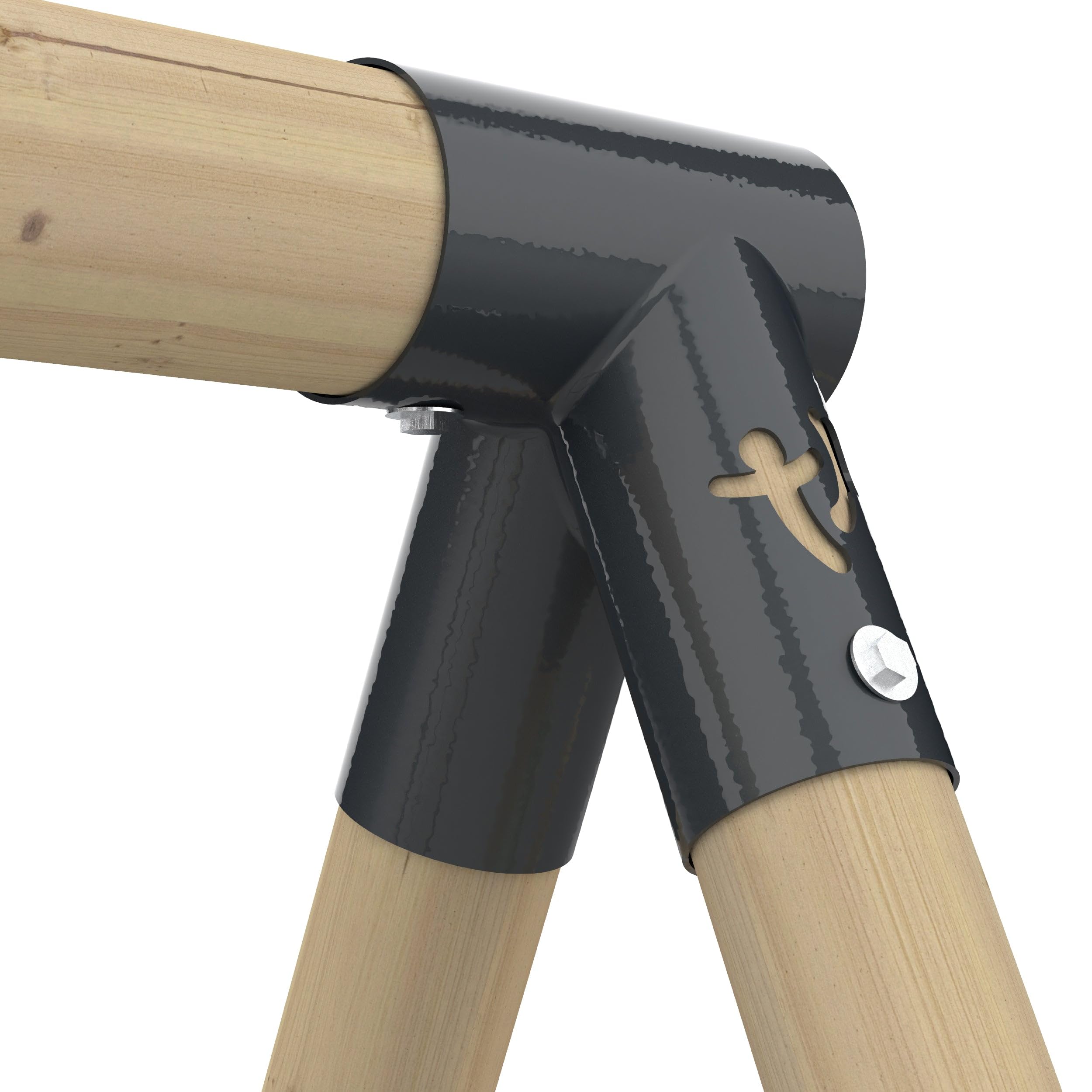 TP Toys Portique 2 Balançoires avec Échelle Corde, Bois PEFC™, H190 Cm