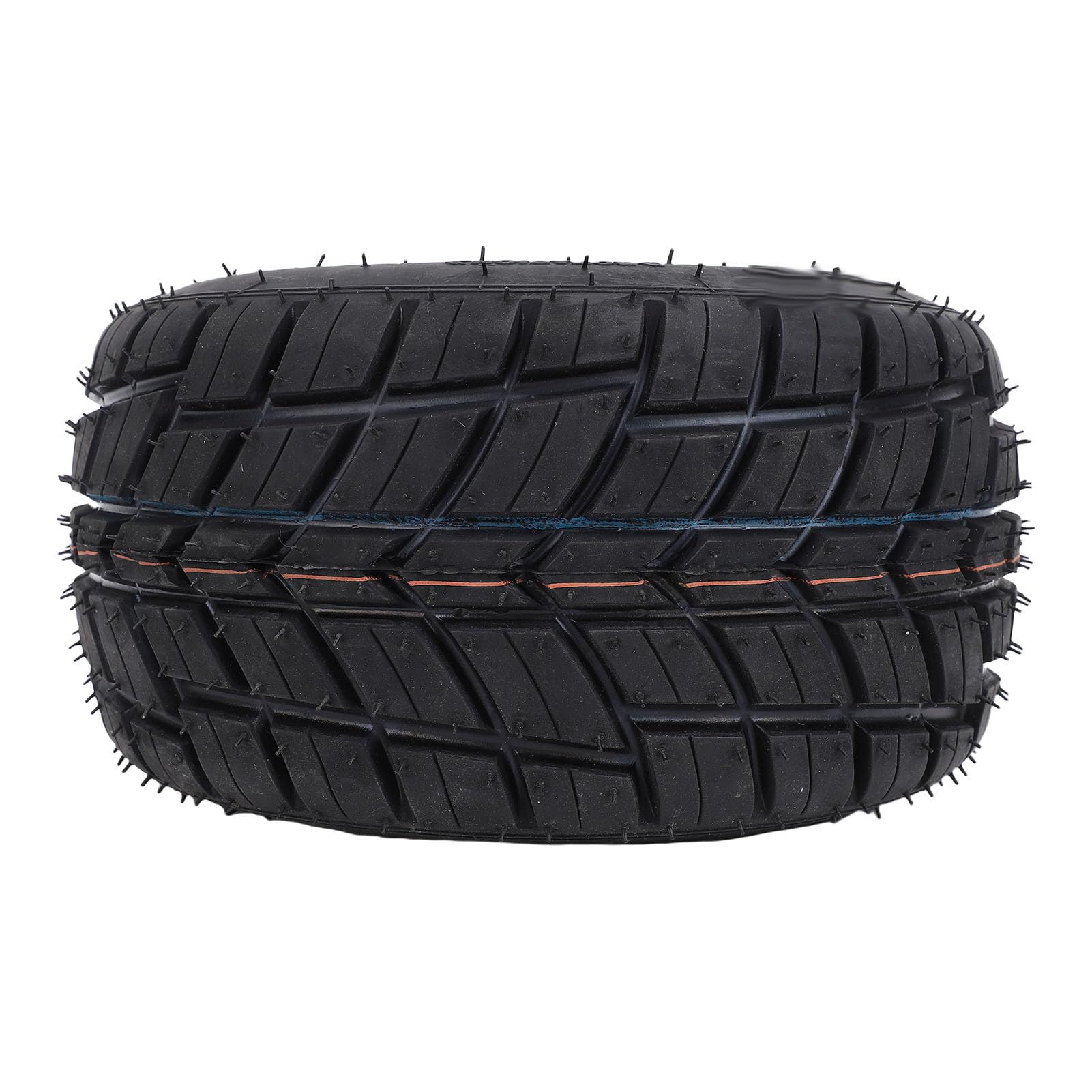 Yctze 10x4.50-5 Pneu à Roue de Bord Avant Go Kart Tire Kart Tire Racing Kart Tire 4pr Anti Puncture Anti-ponction avec Rim en Alliage en Aluminium pour Le Chariot UTV ATV Côte à Côte